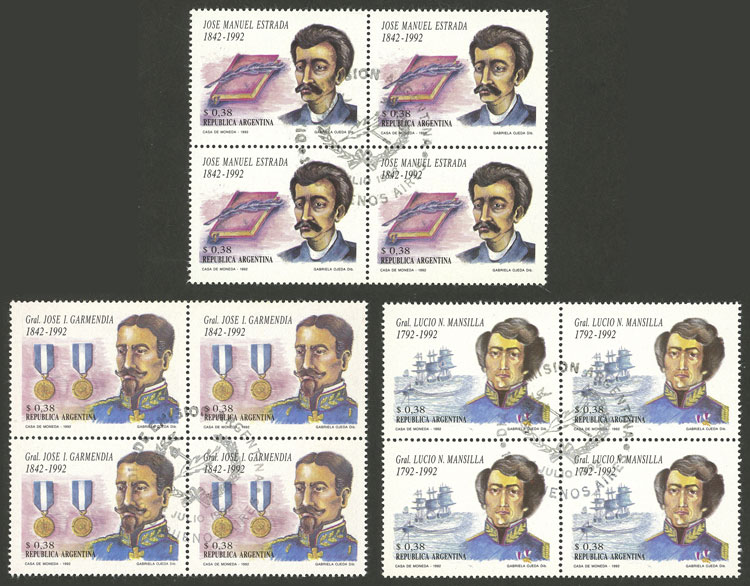 Lot 1040 - Argentina general issues - Guillermo Jalil - Philatino Auction # 2401 ARGENTINA: Lot 1040 - Argentina general issues - Guillermo Jalil - Philatino Auction # 2401 ARGENTINA: