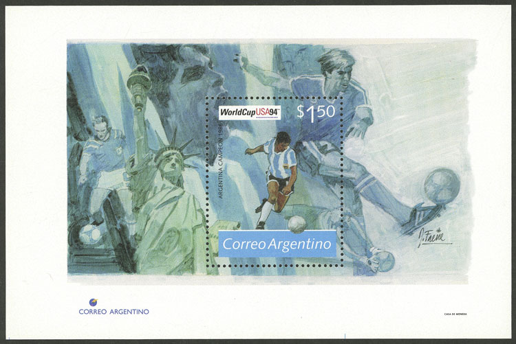 Lot 1183 - Argentina souvenir sheets - Guillermo Jalil - Philatino Auction # 2401 ARGENTINA: Lot 1183 - Argentina souvenir sheets - Guillermo Jalil - Philatino Auction # 2401 ARGENTINA: