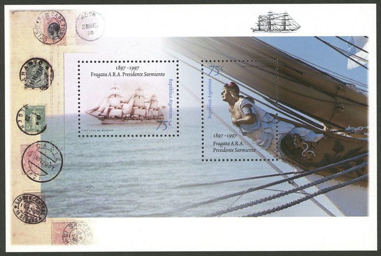 Lot 1187 - Argentina souvenir sheets - Guillermo Jalil - Philatino Auction # 2401 ARGENTINA: Lot 1187 - Argentina souvenir sheets - Guillermo Jalil - Philatino Auction # 2401 ARGENTINA: