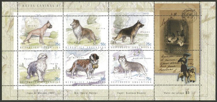 Lot 1191 - Argentina souvenir sheets - Guillermo Jalil - Philatino Auction # 2401 ARGENTINA: Lot 1191 - Argentina souvenir sheets - Guillermo Jalil - Philatino Auction # 2401 ARGENTINA: