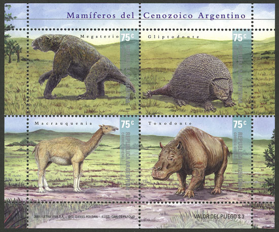 Lot 1201 - Argentina souvenir sheets -  Guillermo Jalil - Philatino Auction # 2401 ARGENTINA: 