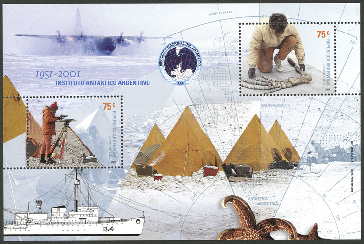 Lot 1202 - Argentina souvenir sheets -  Guillermo Jalil - Philatino Auction # 2401 ARGENTINA: 