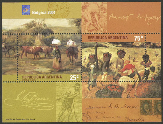 Lot 1204 - Argentina souvenir sheets -  Guillermo Jalil - Philatino Auction # 2401 ARGENTINA: 