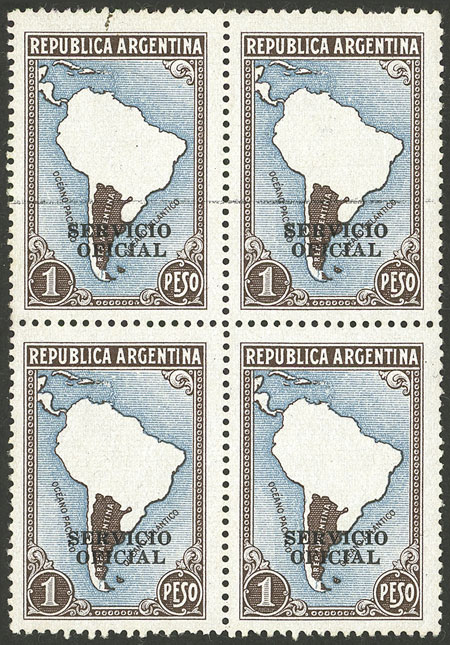 Lot 1289 - Argentina official stamps -  Guillermo Jalil - Philatino Auction # 2401 ARGENTINA: 