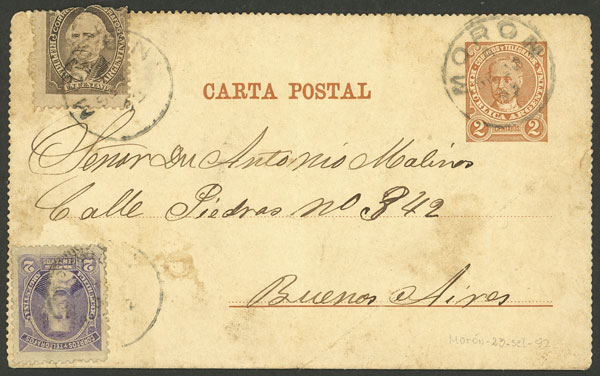 Lot 1334 - Argentina postal history - Guillermo Jalil - Philatino Auction # 2401 ARGENTINA: Lot 1334 - Argentina postal history - Guillermo Jalil - Philatino Auction # 2401 ARGENTINA: