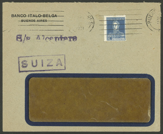 Lot 1361 - Argentina postal history -  Guillermo Jalil - Philatino Auction # 2401 ARGENTINA: 