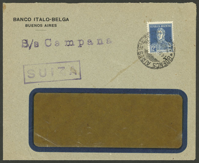 Lot 1360 - Argentina postal history -  Guillermo Jalil - Philatino Auction # 2401 ARGENTINA: 