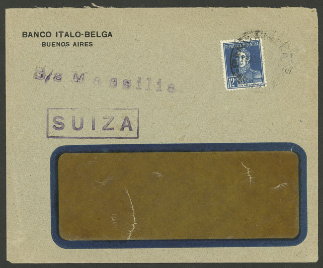 Lot 1363 - Argentina postal history -  Guillermo Jalil - Philatino Auction # 2401 ARGENTINA: 