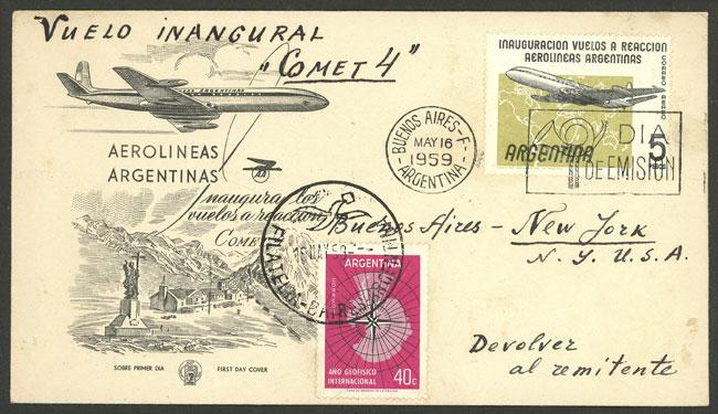 Lot 1409 - Argentina postal history - Guillermo Jalil - Philatino Auction # 2401 ARGENTINA: Lot 1409 - Argentina postal history - Guillermo Jalil - Philatino Auction # 2401 ARGENTINA: