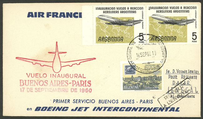 Lot 1413 - Argentina postal history - Guillermo Jalil - Philatino Auction # 2401 ARGENTINA: Lot 1413 - Argentina postal history - Guillermo Jalil - Philatino Auction # 2401 ARGENTINA: