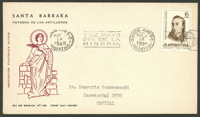 Lot 1434 - Argentina postal history -  Guillermo Jalil - Philatino Auction # 2401 ARGENTINA: 
