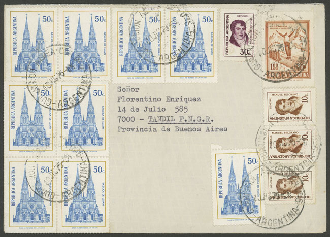 Lot 1440 - Argentina postal history -  Guillermo Jalil - Philatino Auction # 2401 ARGENTINA: 