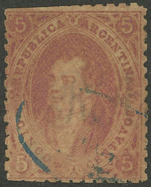 Lot 87 - Argentina rivadavias -  Guillermo Jalil - Philatino Auction # 2401 ARGENTINA: 