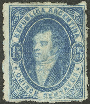 Lot 103 - Argentina rivadavias - Guillermo Jalil - Philatino Auction # 2401 ARGENTINA: Lot 103 - Argentina rivadavias - Guillermo Jalil - Philatino Auction # 2401 ARGENTINA:
