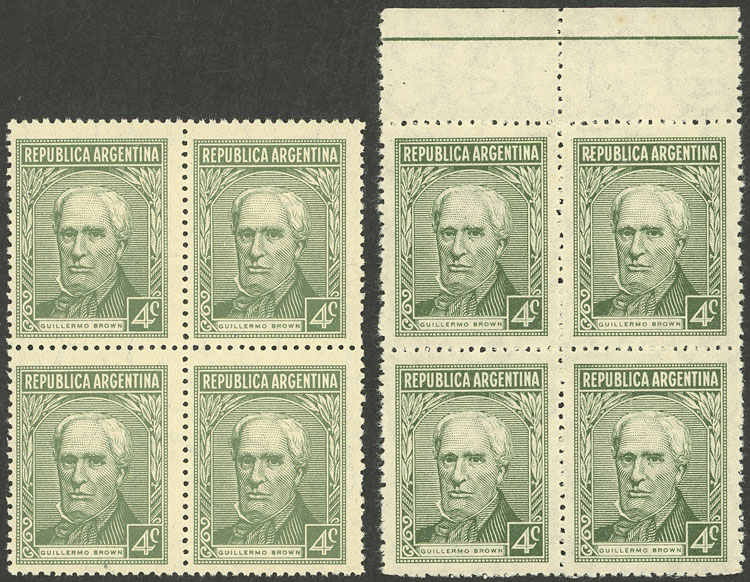 Lot 439 - Argentina general issues - Guillermo Jalil - Philatino Auction # 2401 ARGENTINA: Lot 439 - Argentina general issues - Guillermo Jalil - Philatino Auction # 2401 ARGENTINA: