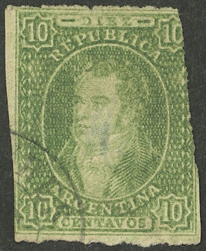 Lot 94 - Argentina rivadavias -  Guillermo Jalil - Philatino Auction # 2401 ARGENTINA: 