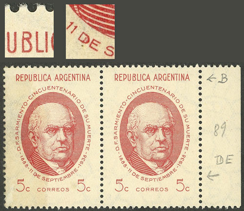 Lot 494 - Argentina general issues - Guillermo Jalil - Philatino Auction # 2401 ARGENTINA: Lot 494 - Argentina general issues - Guillermo Jalil - Philatino Auction # 2401 ARGENTINA: