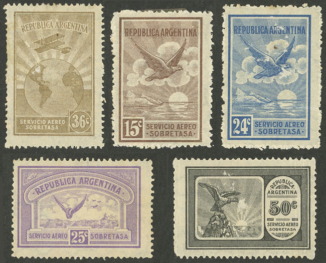 Lot 405 - Argentina general issues - Guillermo Jalil - Philatino Auction # 2401 ARGENTINA: Lot 405 - Argentina general issues - Guillermo Jalil - Philatino Auction # 2401 ARGENTINA: