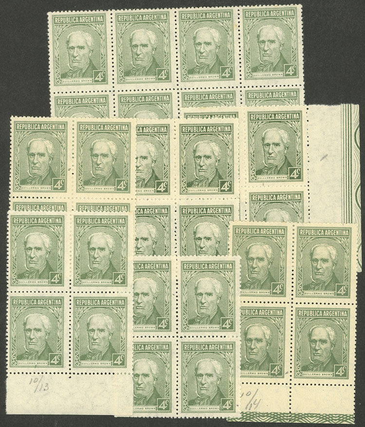 Lot 440 - Argentina general issues - Guillermo Jalil - Philatino Auction # 2401 ARGENTINA: Lot 440 - Argentina general issues - Guillermo Jalil - Philatino Auction # 2401 ARGENTINA: