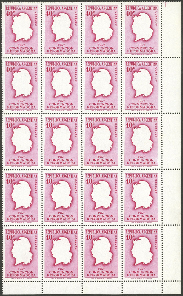 Lot 704 - Argentina general issues - Guillermo Jalil - Philatino Auction # 2401 ARGENTINA: Lot 704 - Argentina general issues - Guillermo Jalil - Philatino Auction # 2401 ARGENTINA: