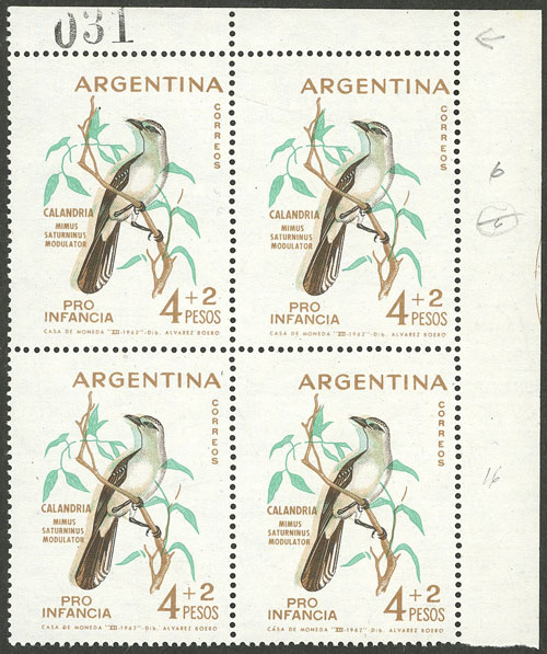 Lot 800 - Argentina general issues - Guillermo Jalil - Philatino Auction # 2401 ARGENTINA: Lot 800 - Argentina general issues - Guillermo Jalil - Philatino Auction # 2401 ARGENTINA: