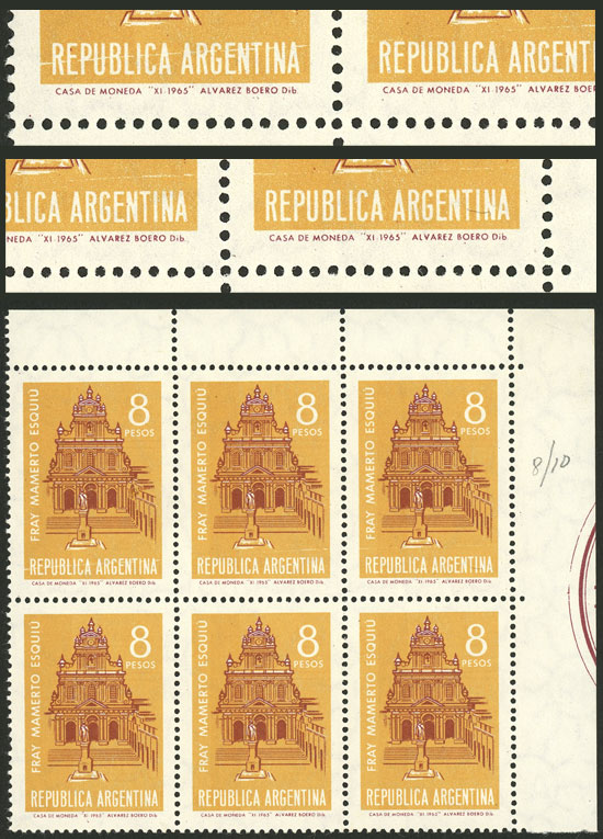 Lot 848 - Argentina general issues -  Guillermo Jalil - Philatino Auction # 2401 ARGENTINA: 