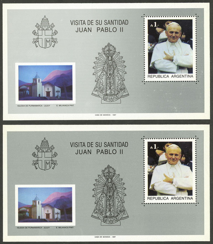 Lot 1169 - Argentina souvenir sheets - Guillermo Jalil - Philatino Auction # 2401 ARGENTINA: Lot 1169 - Argentina souvenir sheets - Guillermo Jalil - Philatino Auction # 2401 ARGENTINA: