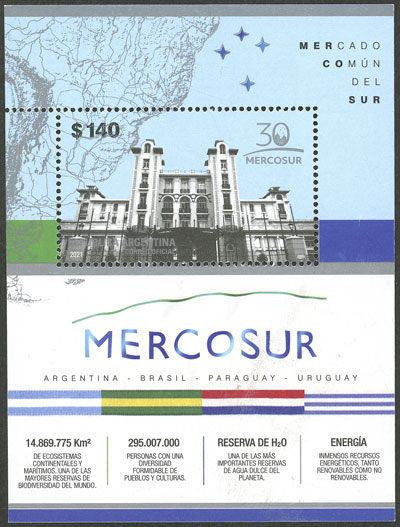 Lot 1225 - Argentina souvenir sheets -  Guillermo Jalil - Philatino Auction # 2401 ARGENTINA: 