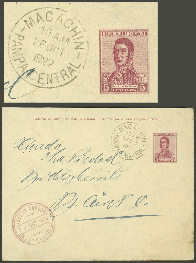Lot 1351 - Argentina postal history -  Guillermo Jalil - Philatino Auction # 2401 ARGENTINA: 