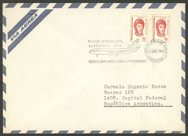 Lot 1441 - Argentina postal history -  Guillermo Jalil - Philatino Auction # 2401 ARGENTINA: 