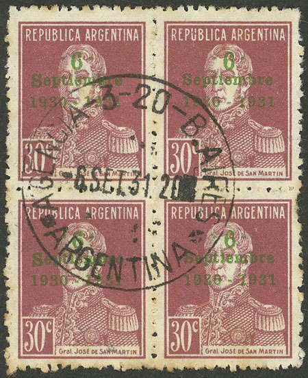 Lot 422 - Argentina general issues - Guillermo Jalil - Philatino Auction # 2401 ARGENTINA: Lot 422 - Argentina general issues - Guillermo Jalil - Philatino Auction # 2401 ARGENTINA: