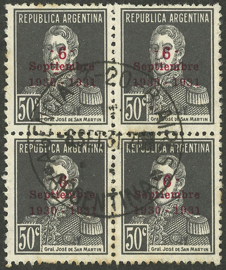 Lot 423 - Argentina general issues - Guillermo Jalil - Philatino Auction # 2401 ARGENTINA: Lot 423 - Argentina general issues - Guillermo Jalil - Philatino Auction # 2401 ARGENTINA: