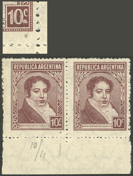 Lot 465 - Argentina general issues -  Guillermo Jalil - Philatino Auction # 2401 ARGENTINA: 