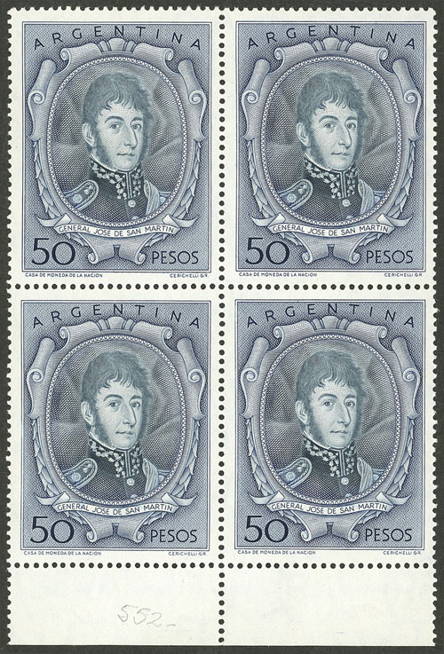 Lot 687 - Argentina general issues - Guillermo Jalil - Philatino Auction # 2401 ARGENTINA: Lot 687 - Argentina general issues - Guillermo Jalil - Philatino Auction # 2401 ARGENTINA: