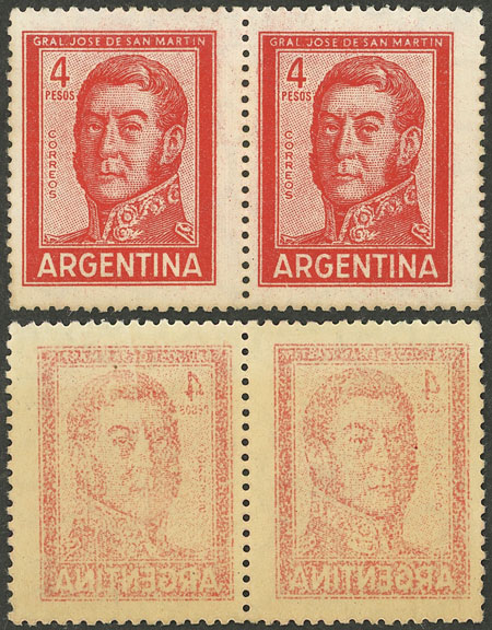 Lot 746 - Argentina general issues - Guillermo Jalil - Philatino Auction # 2401 ARGENTINA: Lot 746 - Argentina general issues - Guillermo Jalil - Philatino Auction # 2401 ARGENTINA:
