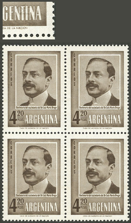 Lot 777 - Argentina general issues - Guillermo Jalil - Philatino Auction # 2401 ARGENTINA: Lot 777 - Argentina general issues - Guillermo Jalil - Philatino Auction # 2401 ARGENTINA: