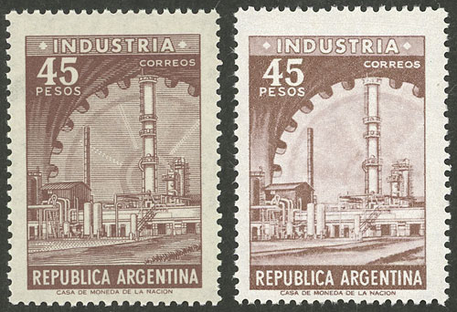 Lot 829 - Argentina general issues -  Guillermo Jalil - Philatino Auction # 2401 ARGENTINA: 