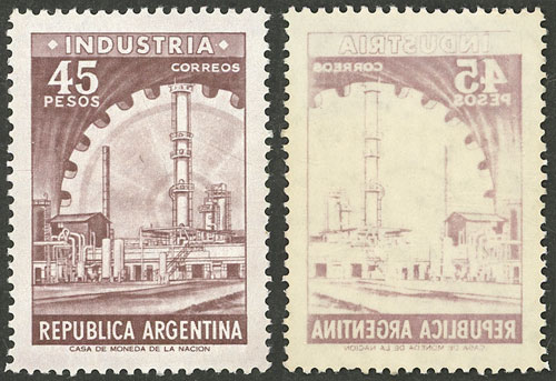 Lot 828 - Argentina general issues -  Guillermo Jalil - Philatino Auction # 2401 ARGENTINA: 