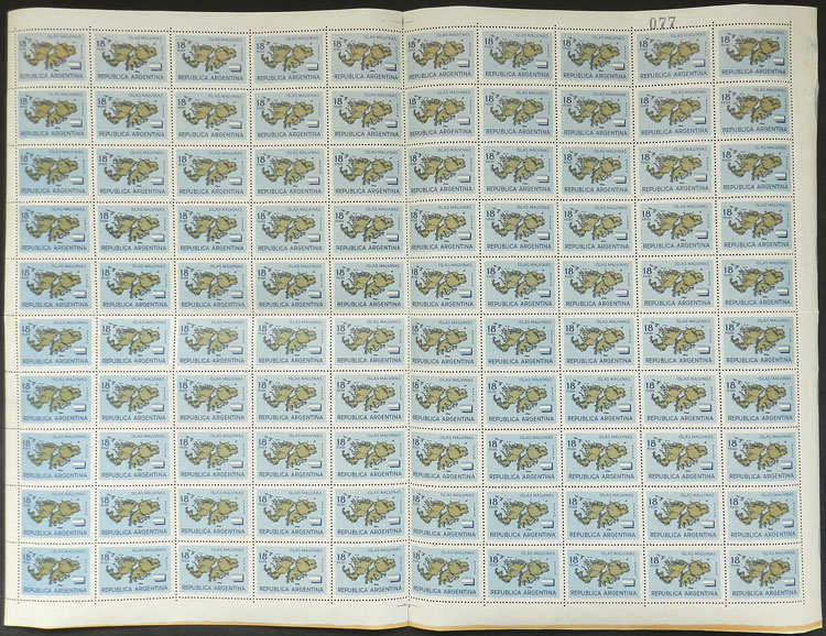 Lot 811 - Argentina general issues - Guillermo Jalil - Philatino Auction # 2401 ARGENTINA: Lot 811 - Argentina general issues - Guillermo Jalil - Philatino Auction # 2401 ARGENTINA: