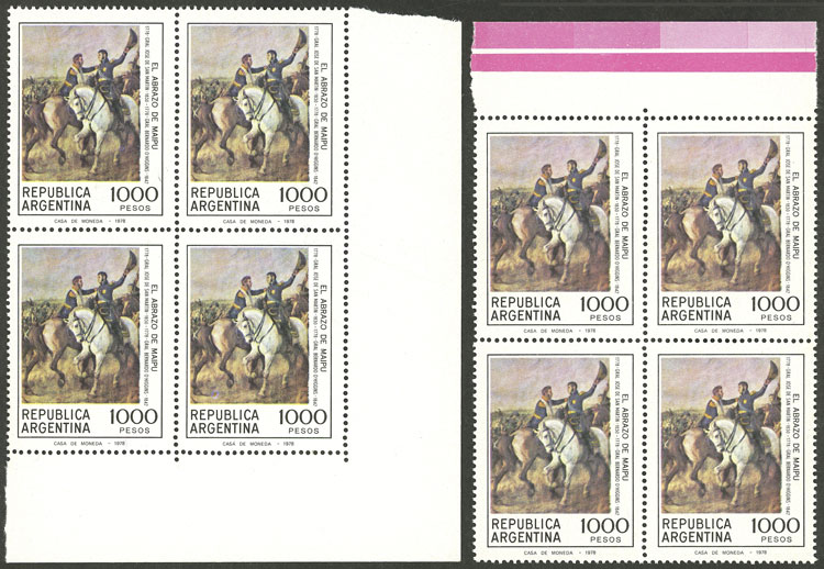 Lot 966 - Argentina general issues -  Guillermo Jalil - Philatino Auction # 2401 ARGENTINA: 