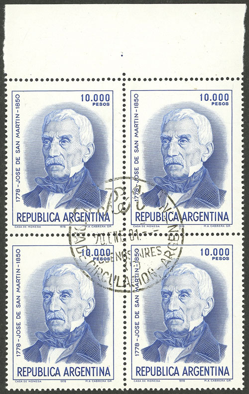 Lot 977 - Argentina general issues - Guillermo Jalil - Philatino Auction # 2401 ARGENTINA: Lot 977 - Argentina general issues - Guillermo Jalil - Philatino Auction # 2401 ARGENTINA: