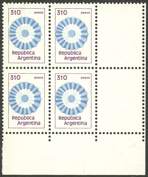 Lot 984 - Argentina general issues - Guillermo Jalil - Philatino Auction # 2401 ARGENTINA: Lot 984 - Argentina general issues - Guillermo Jalil - Philatino Auction # 2401 ARGENTINA: