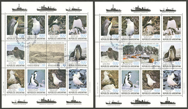 Lot 1165 - Argentina souvenir sheets - Guillermo Jalil - Philatino Auction # 2401 ARGENTINA: Lot 1165 - Argentina souvenir sheets - Guillermo Jalil - Philatino Auction # 2401 ARGENTINA: