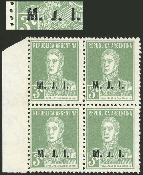 Lot 1269 - Argentina official stamps - Guillermo Jalil - Philatino Auction # 2401 ARGENTINA: Lot 1269 - Argentina official stamps - Guillermo Jalil - Philatino Auction # 2401 ARGENTINA: