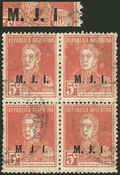 Lot 1272 - Argentina official stamps - Guillermo Jalil - Philatino Auction # 2401 ARGENTINA: Lot 1272 - Argentina official stamps - Guillermo Jalil - Philatino Auction # 2401 ARGENTINA: