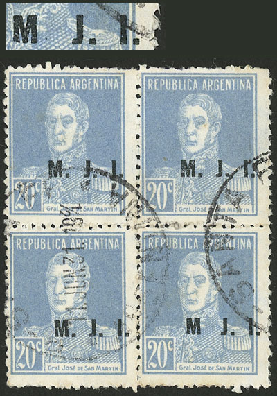 Lot 1274 - Argentina official stamps - Guillermo Jalil - Philatino Auction # 2401 ARGENTINA: Lot 1274 - Argentina official stamps - Guillermo Jalil - Philatino Auction # 2401 ARGENTINA: