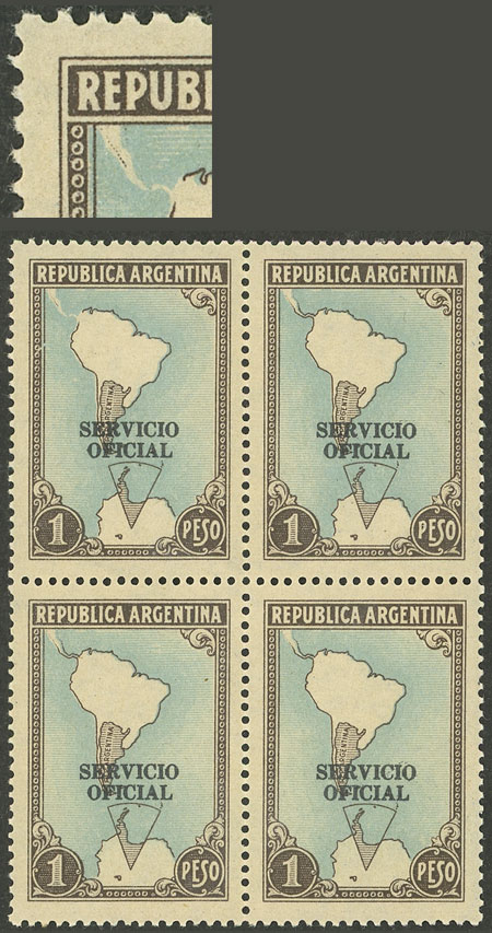 Lot 1290 - Argentina official stamps -  Guillermo Jalil - Philatino Auction # 2401 ARGENTINA: 