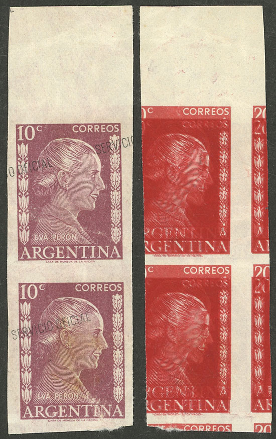 Lot 1291 - Argentina official stamps -  Guillermo Jalil - Philatino Auction # 2401 ARGENTINA: 