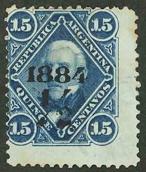Lot 184 - Argentina general issues -  Guillermo Jalil - Philatino Auction # 2401 ARGENTINA: 