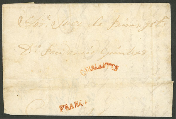 Lot 1320 - Argentina pre-stamp mail - Guillermo Jalil - Philatino Auction # 2401 ARGENTINA: Lot 1320 - Argentina pre-stamp mail - Guillermo Jalil - Philatino Auction # 2401 ARGENTINA: